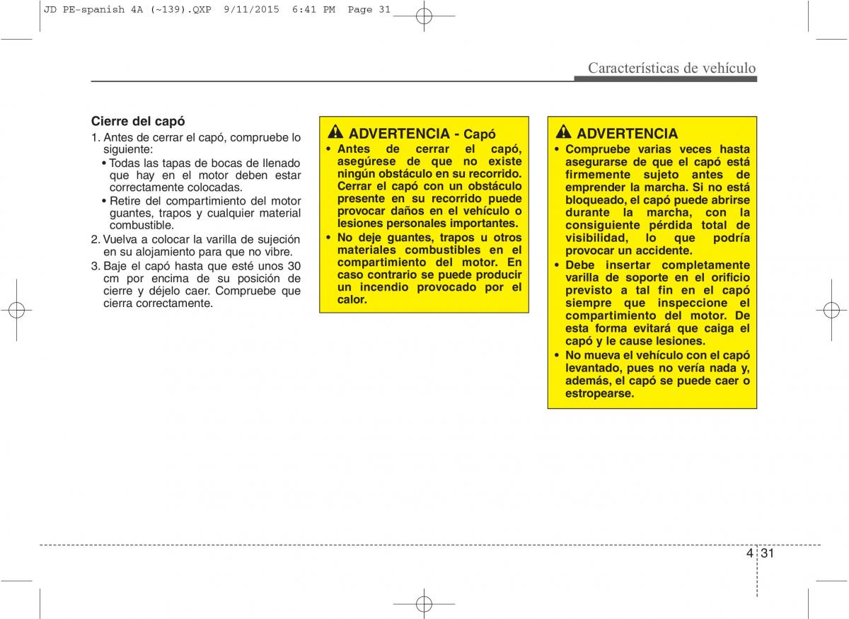 KIA Ceed II 2 manual del propietario / page 116