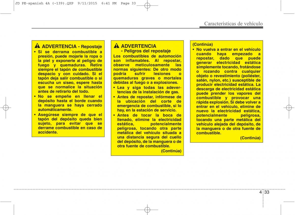 KIA Ceed II 2 manual del propietario / page 118