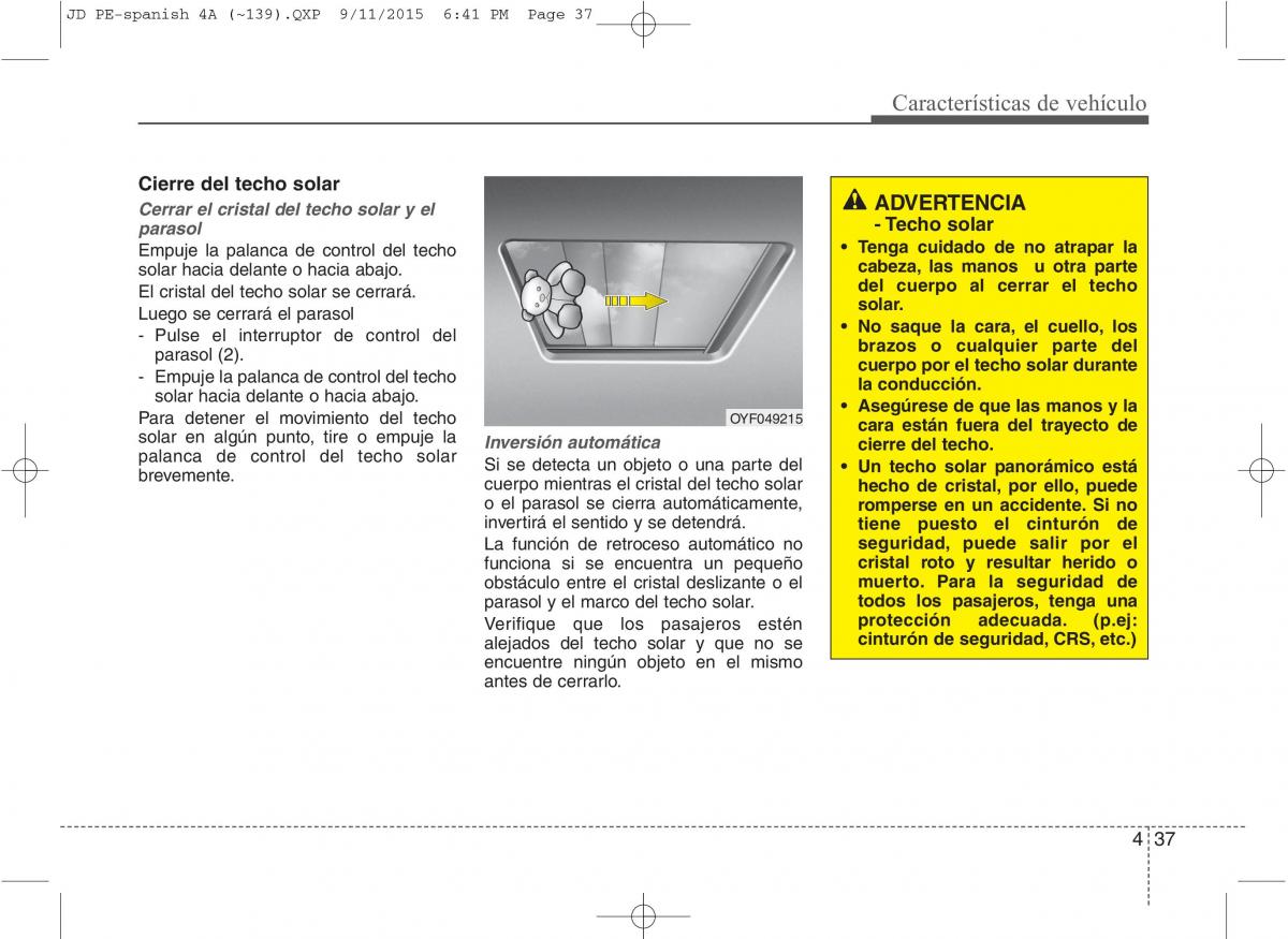 KIA Ceed II 2 manual del propietario / page 122