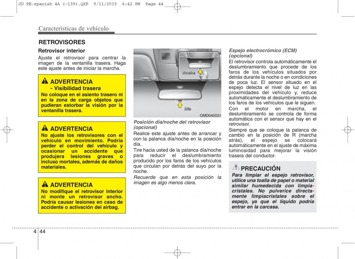 KIA Ceed II 2 manual del propietario / page 129