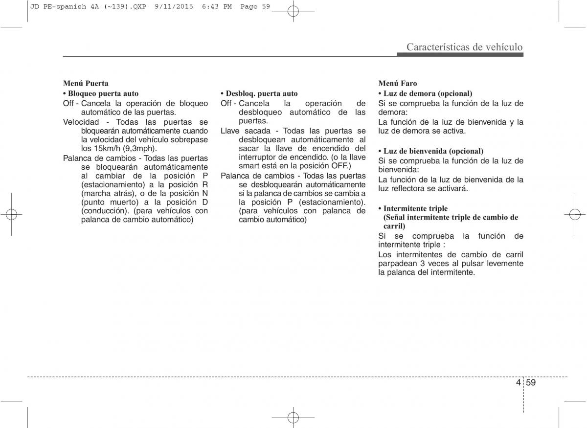 KIA Ceed II 2 manual del propietario / page 144