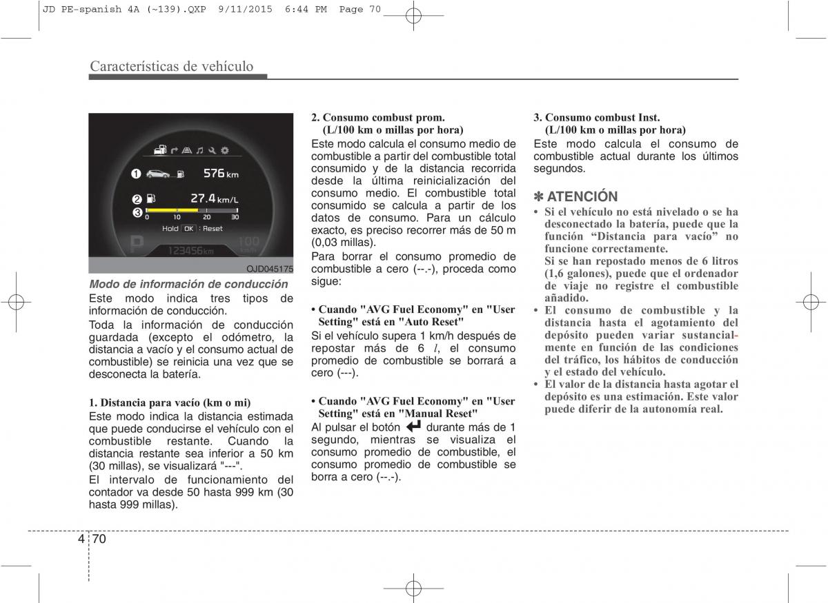 KIA Ceed II 2 manual del propietario / page 155