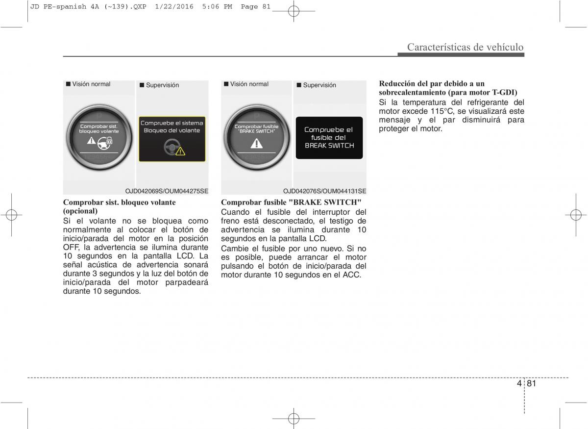 KIA Ceed II 2 manual del propietario / page 166