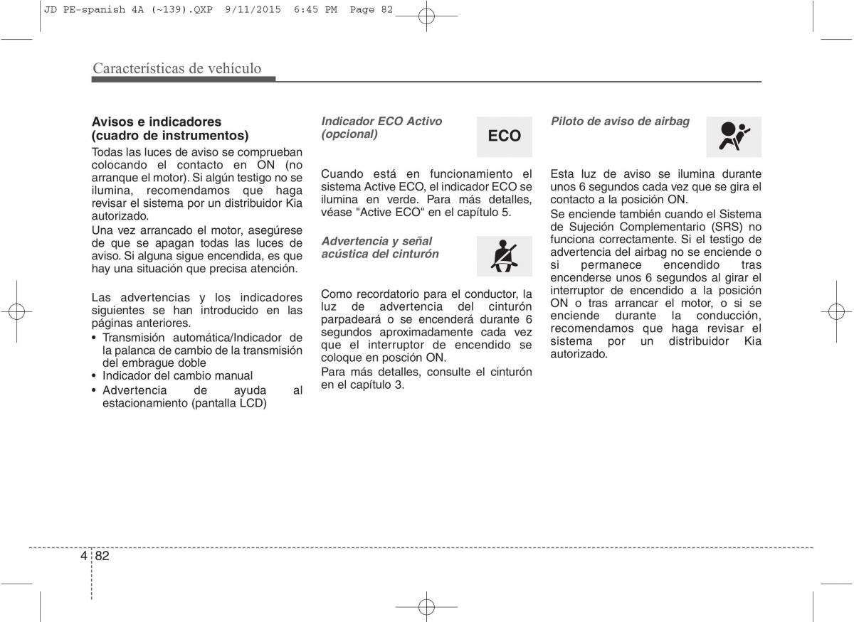 KIA Ceed II 2 manual del propietario / page 167