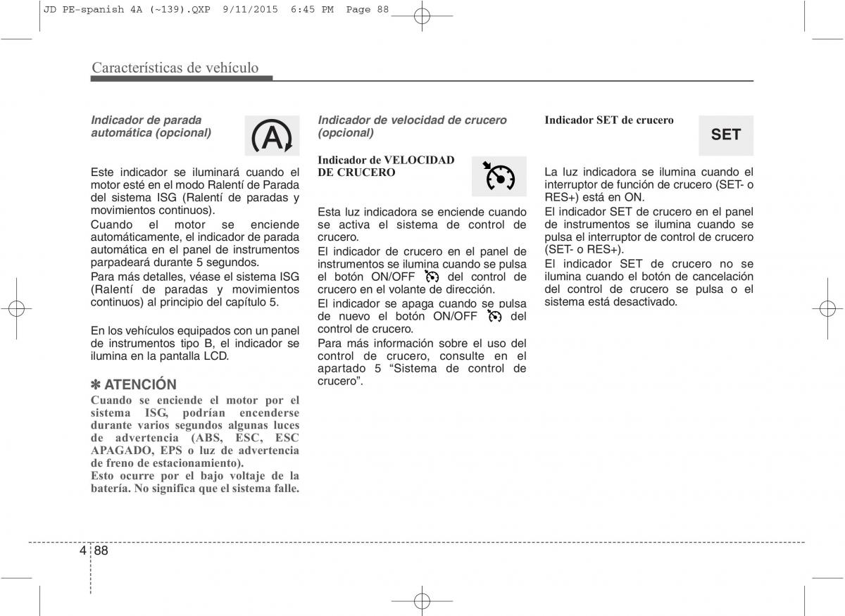 KIA Ceed II 2 manual del propietario / page 173