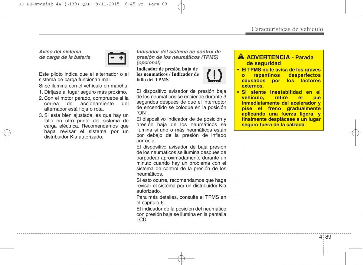 KIA Ceed II 2 manual del propietario / page 174