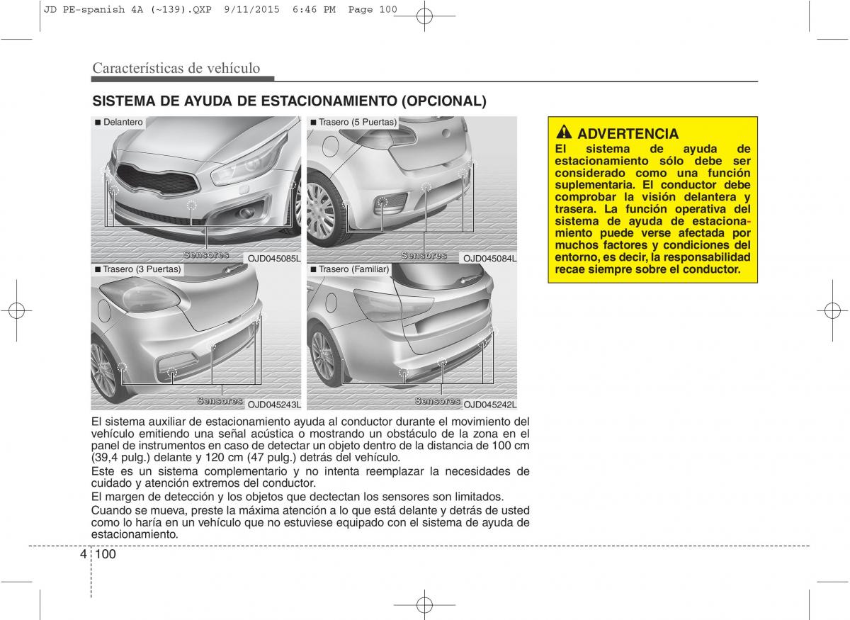 KIA Ceed II 2 manual del propietario / page 185