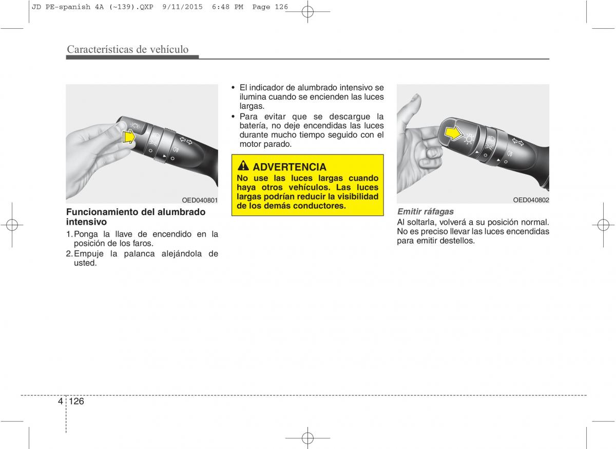 KIA Ceed II 2 manual del propietario / page 211