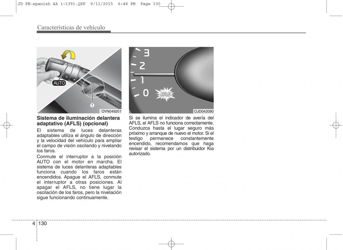 KIA Ceed II 2 manual del propietario / page 215