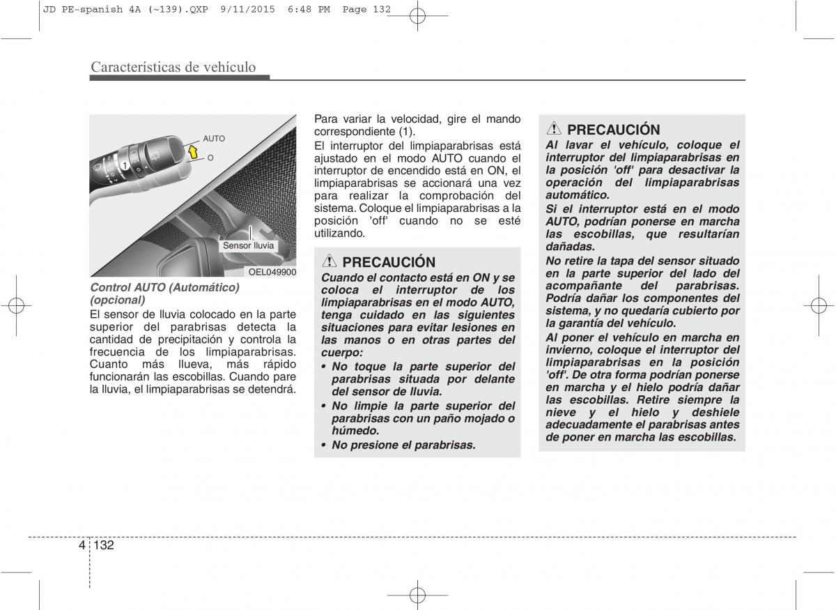 KIA Ceed II 2 manual del propietario / page 217