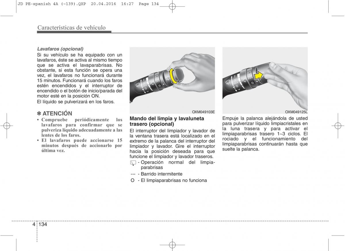 KIA Ceed II 2 manual del propietario / page 219