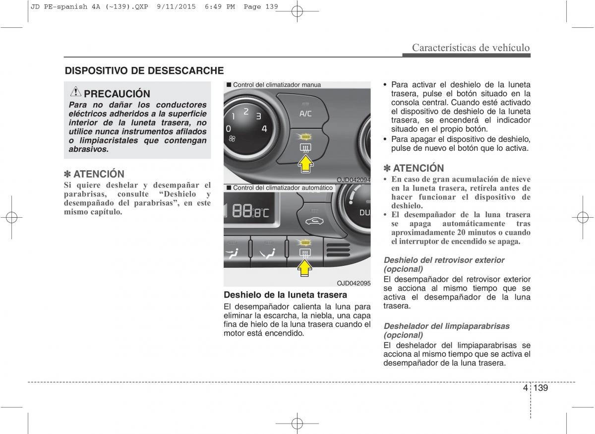 KIA Ceed II 2 manual del propietario / page 224