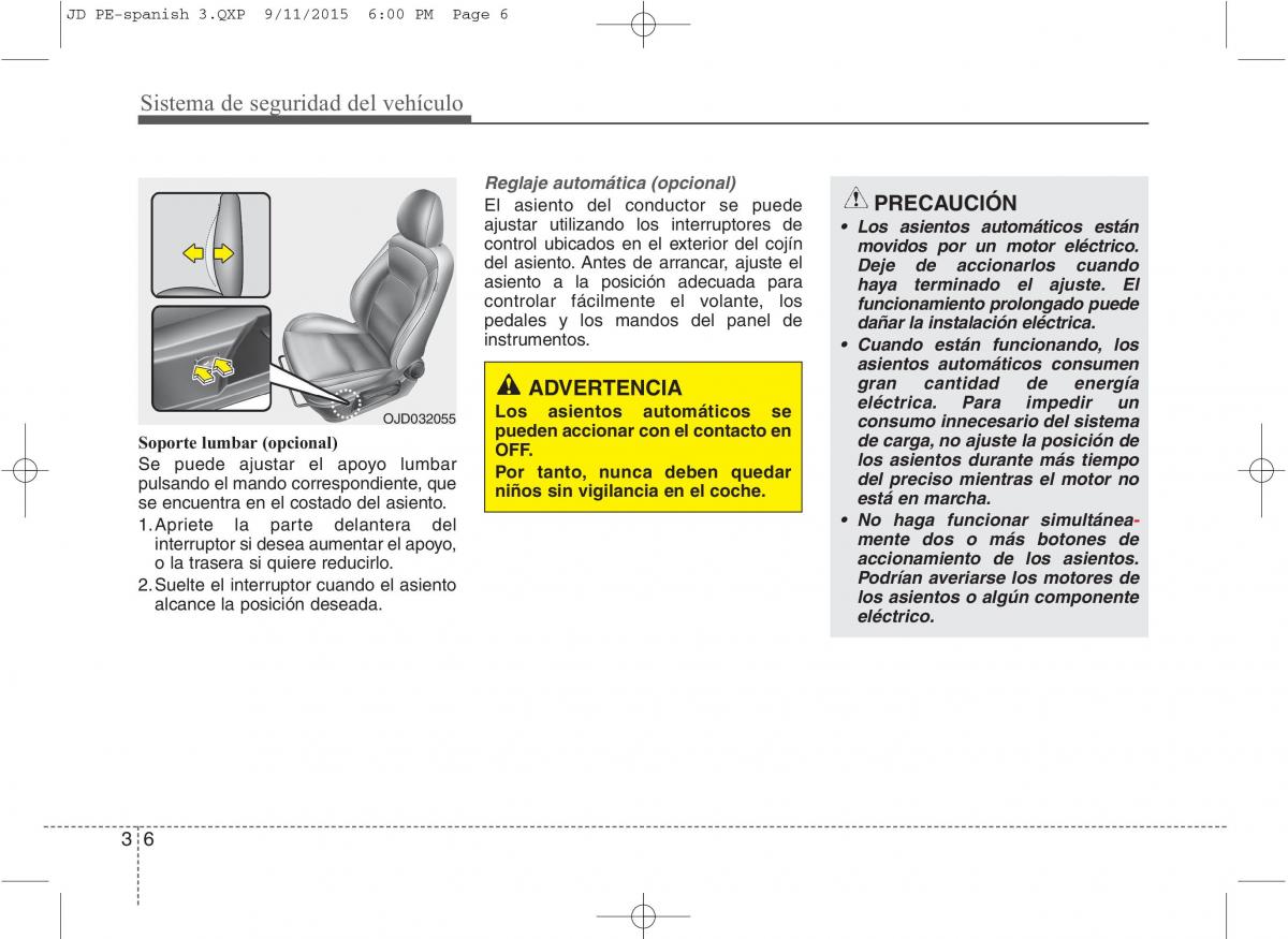 KIA Ceed II 2 manual del propietario / page 23