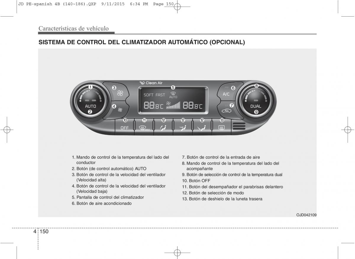 KIA Ceed II 2 manual del propietario / page 235