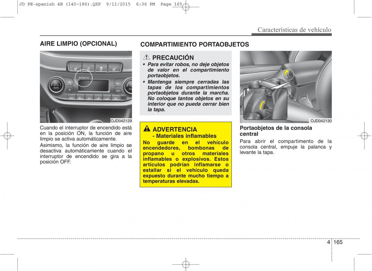 KIA Ceed II 2 manual del propietario / page 250