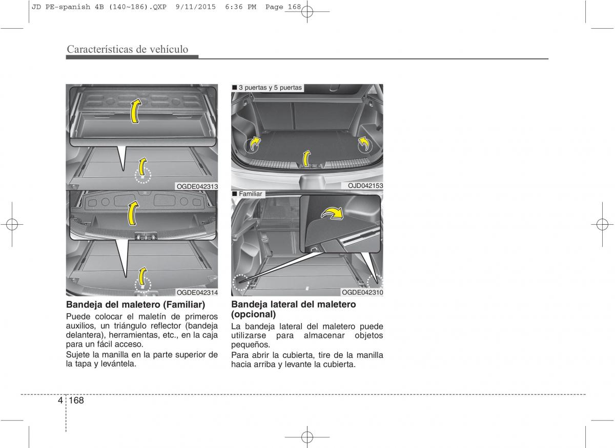 KIA Ceed II 2 manual del propietario / page 253