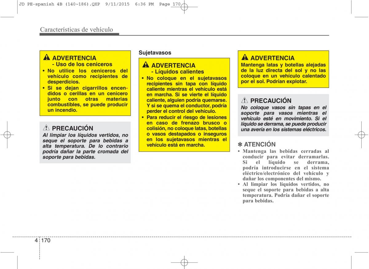 KIA Ceed II 2 manual del propietario / page 255