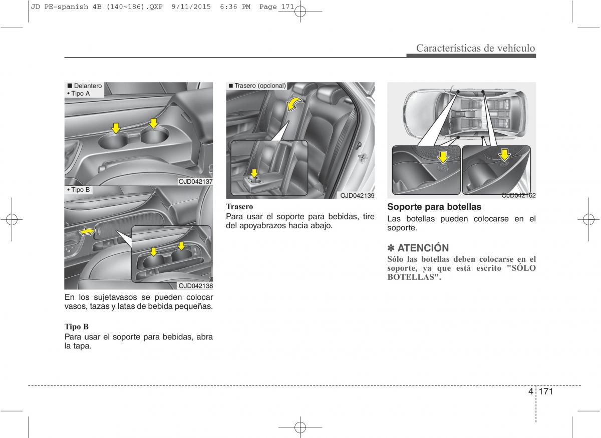 KIA Ceed II 2 manual del propietario / page 256