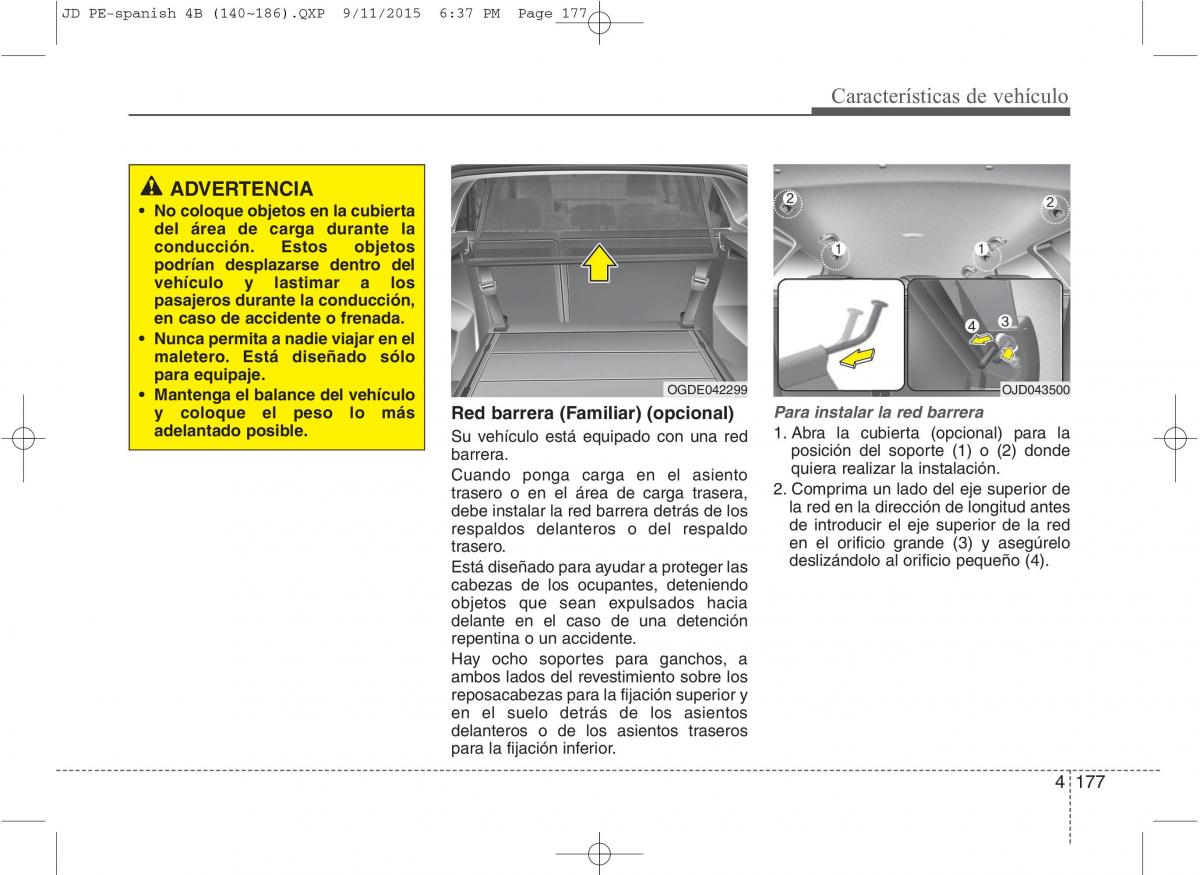 KIA Ceed II 2 manual del propietario / page 262