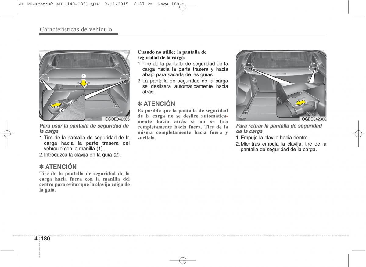 KIA Ceed II 2 manual del propietario / page 265