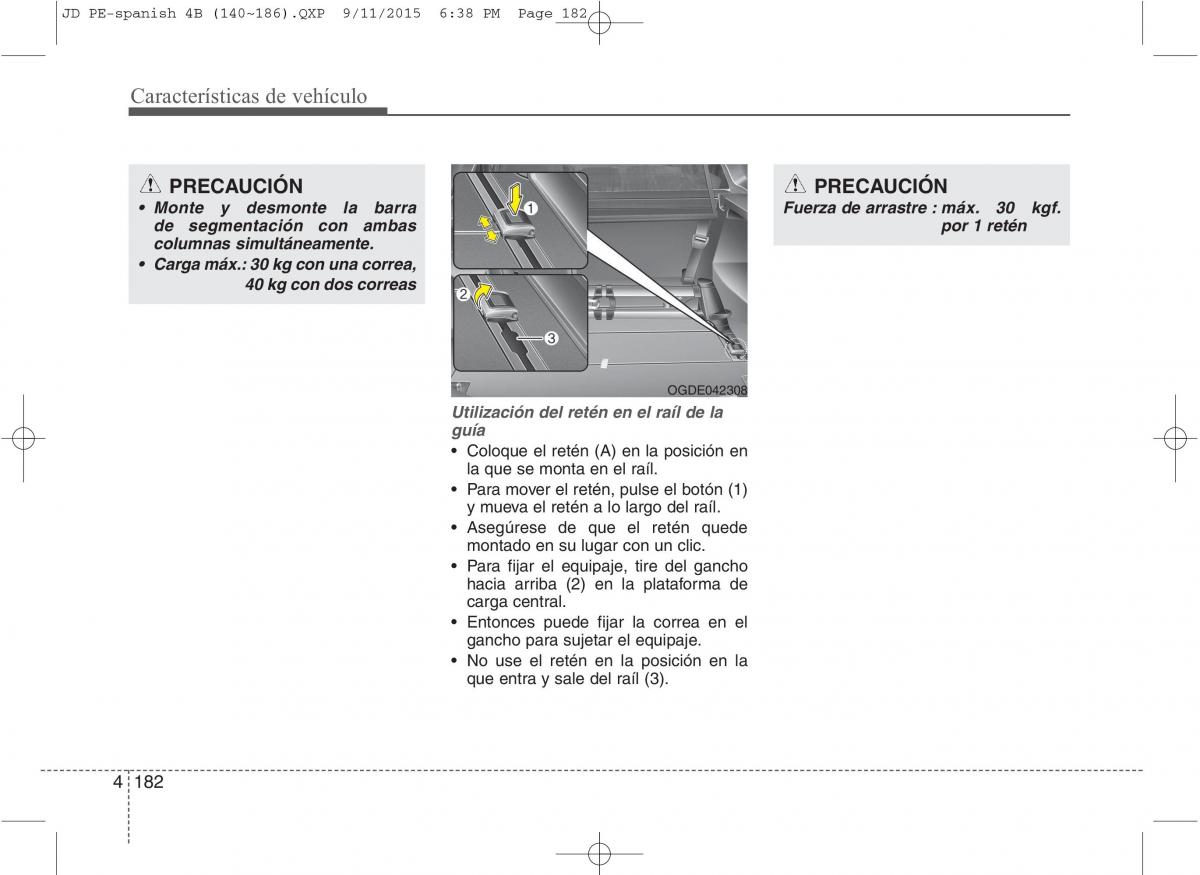 KIA Ceed II 2 manual del propietario / page 267