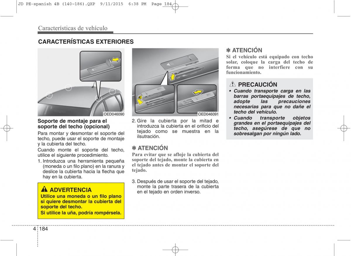 KIA Ceed II 2 manual del propietario / page 269