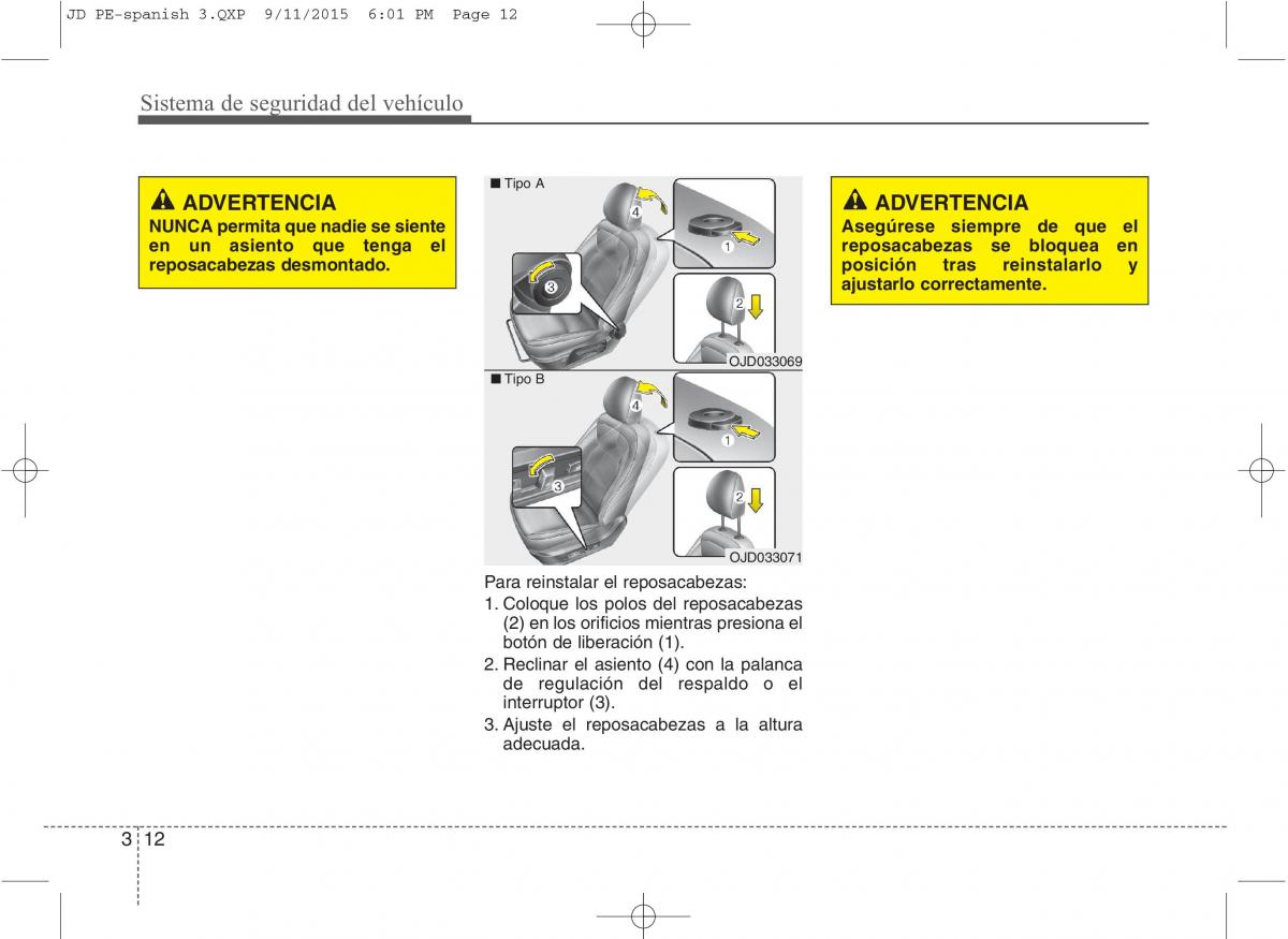 KIA Ceed II 2 manual del propietario / page 29