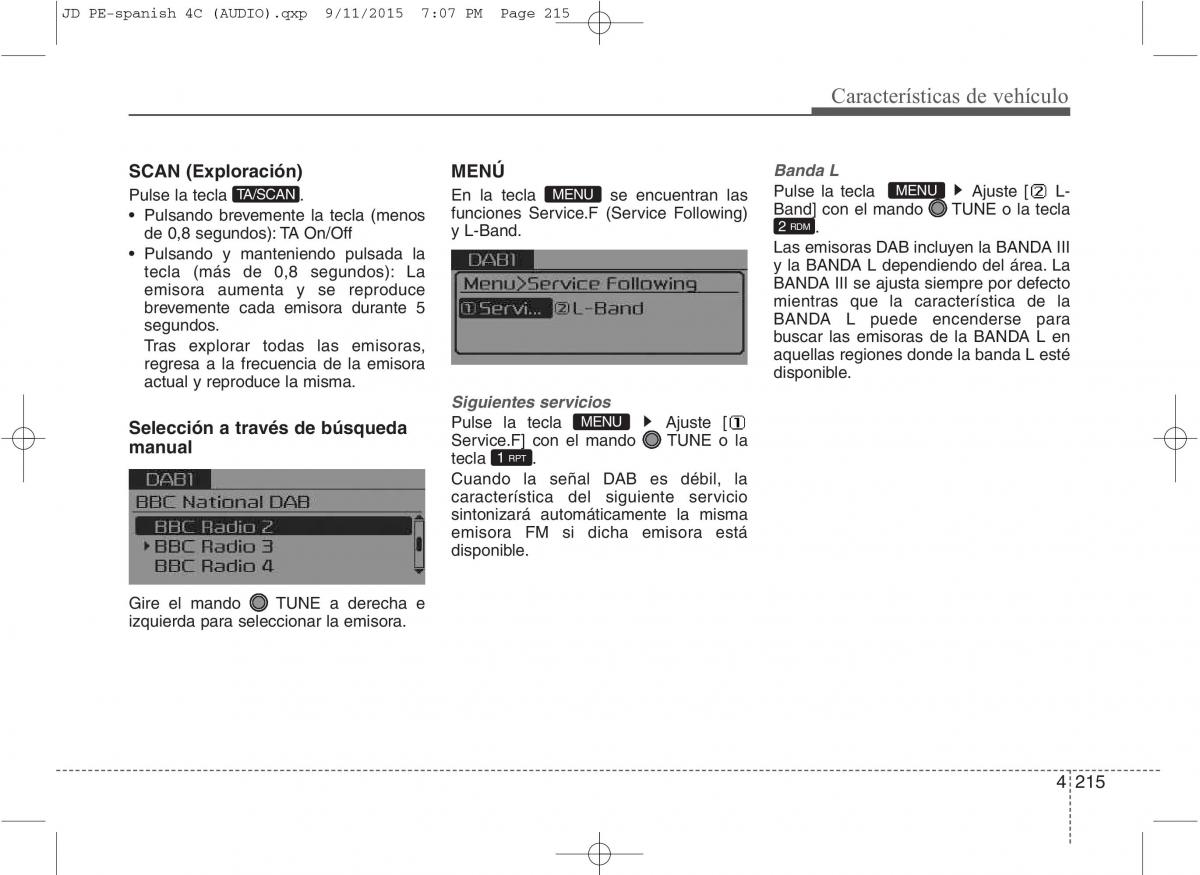 KIA Ceed II 2 manual del propietario / page 300