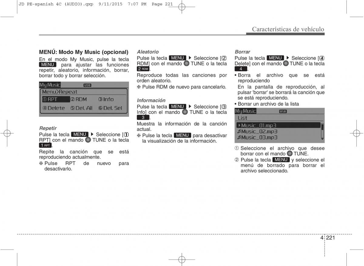 KIA Ceed II 2 manual del propietario / page 306