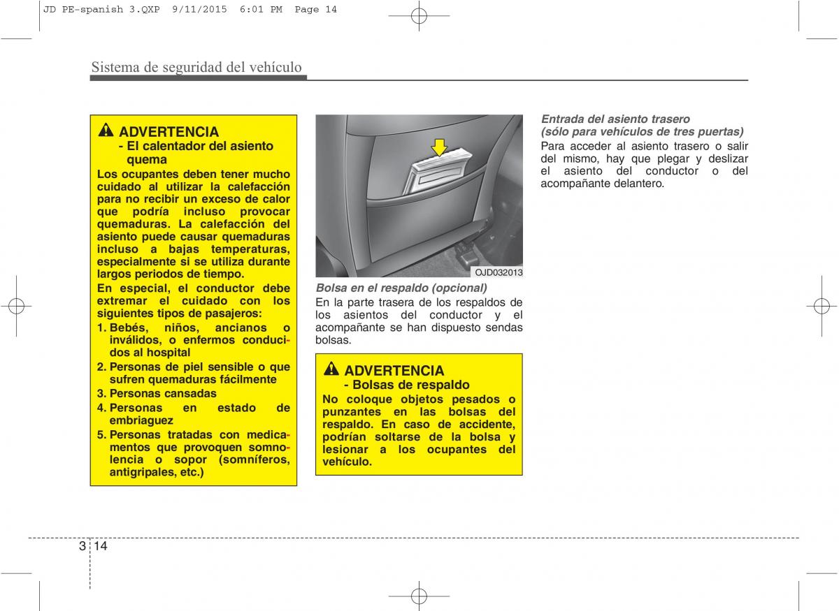 KIA Ceed II 2 manual del propietario / page 31