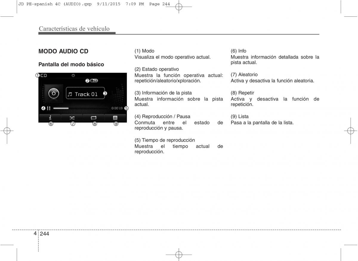 KIA Ceed II 2 manual del propietario / page 329