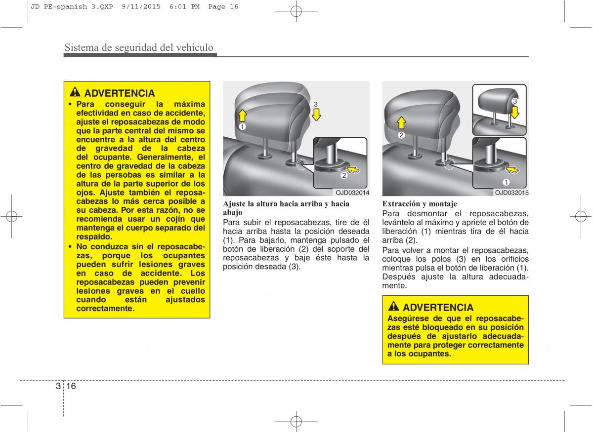 KIA Ceed II 2 manual del propietario / page 33