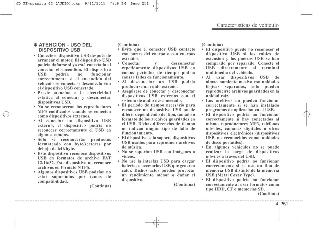 KIA Ceed II 2 manual del propietario / page 336