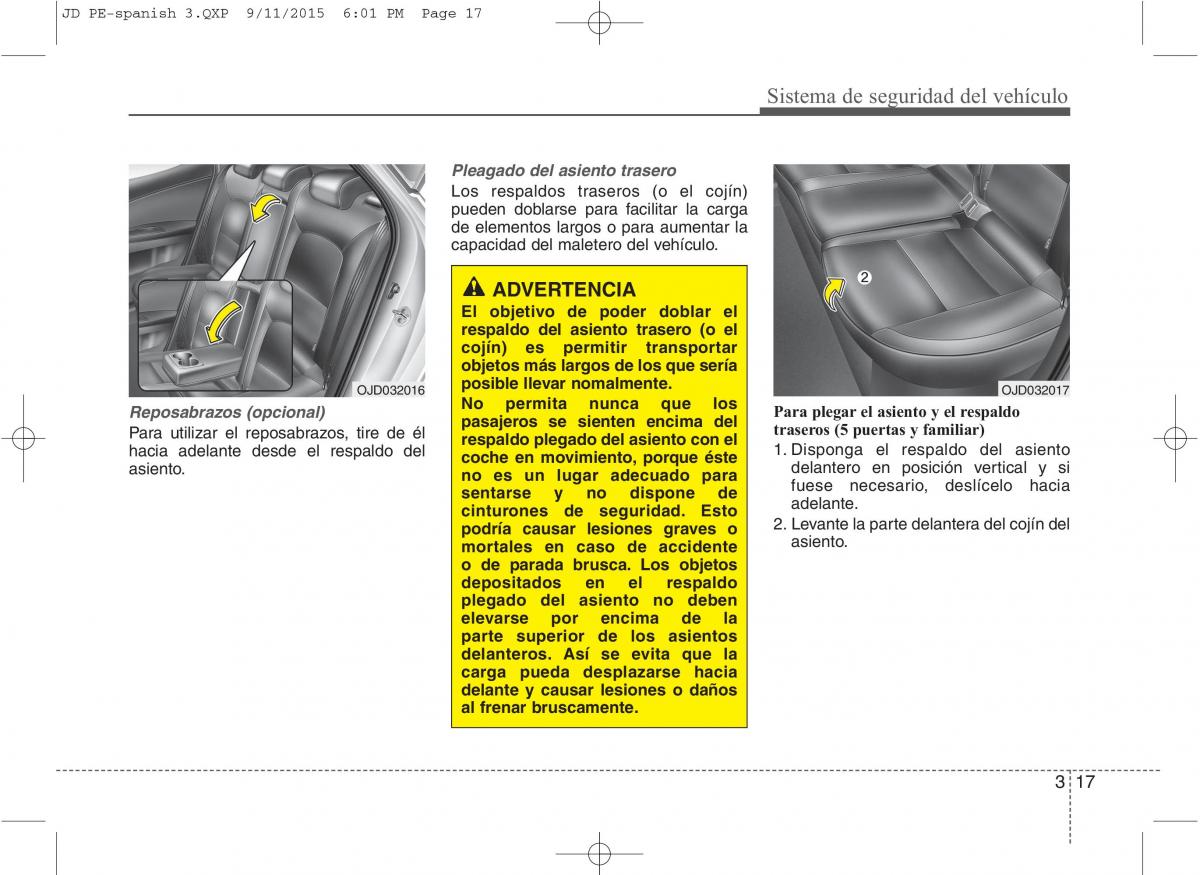 KIA Ceed II 2 manual del propietario / page 34