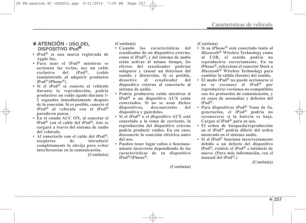 KIA Ceed II 2 manual del propietario / page 342