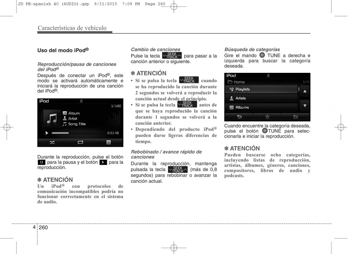 KIA Ceed II 2 manual del propietario / page 345