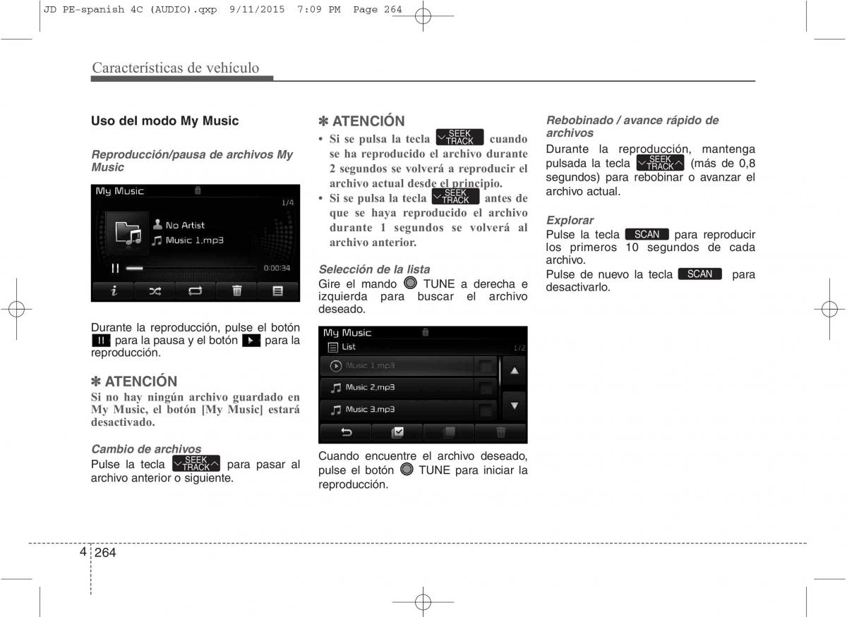 KIA Ceed II 2 manual del propietario / page 349