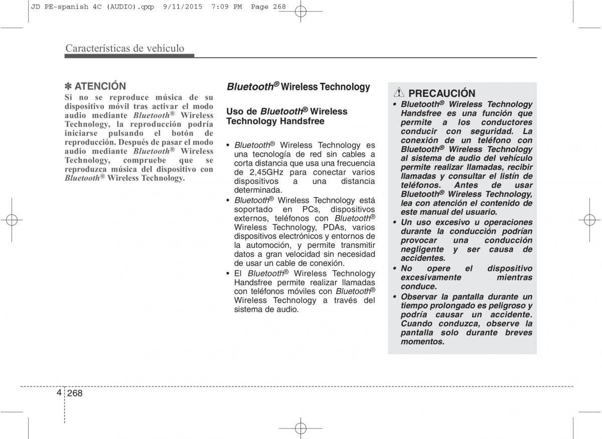 KIA Ceed II 2 manual del propietario / page 353