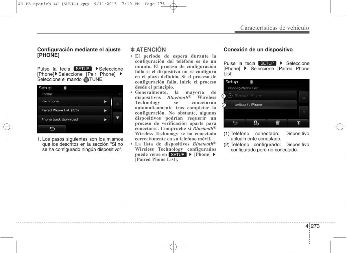 KIA Ceed II 2 manual del propietario / page 358