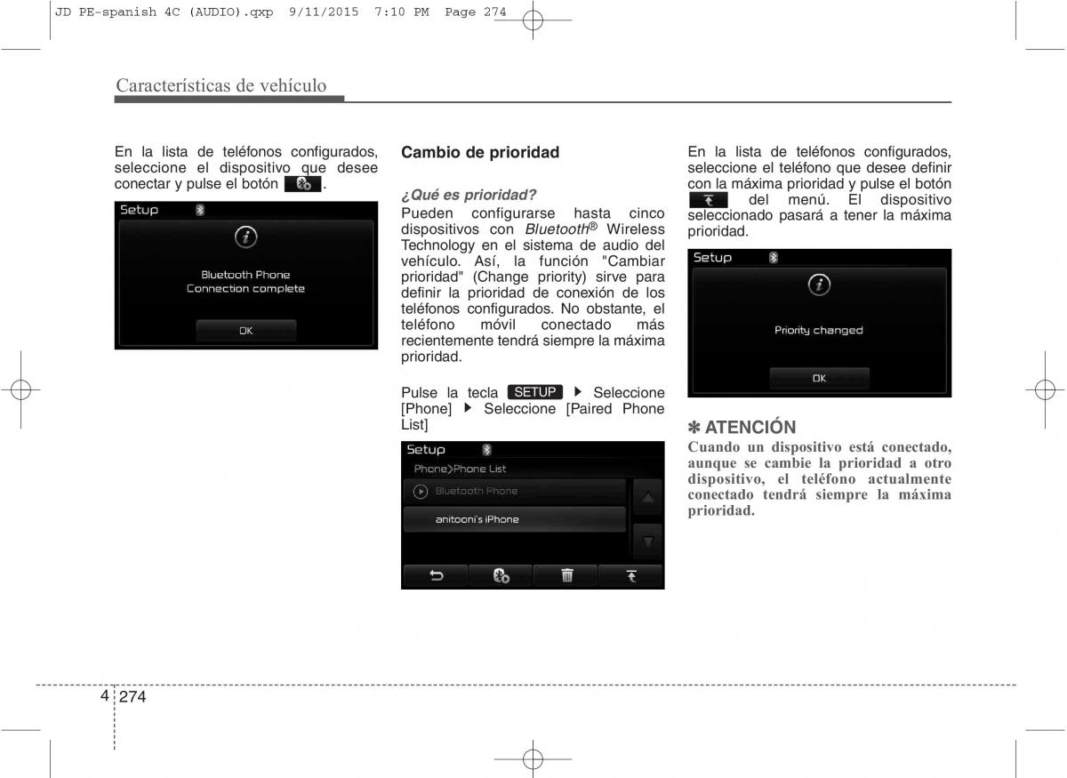 KIA Ceed II 2 manual del propietario / page 359