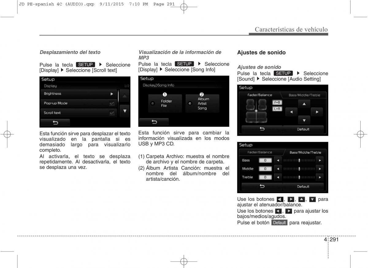 KIA Ceed II 2 manual del propietario / page 376