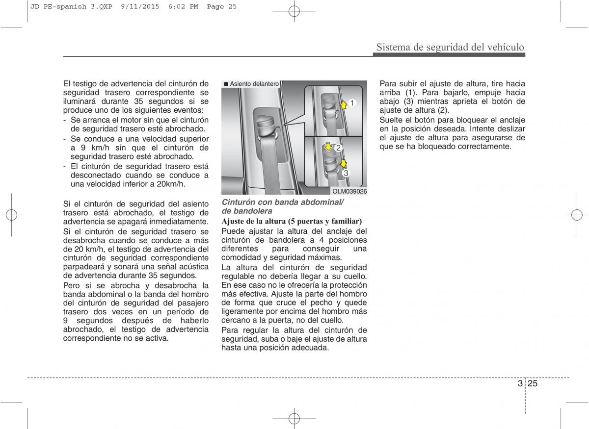 KIA Ceed II 2 manual del propietario / page 42