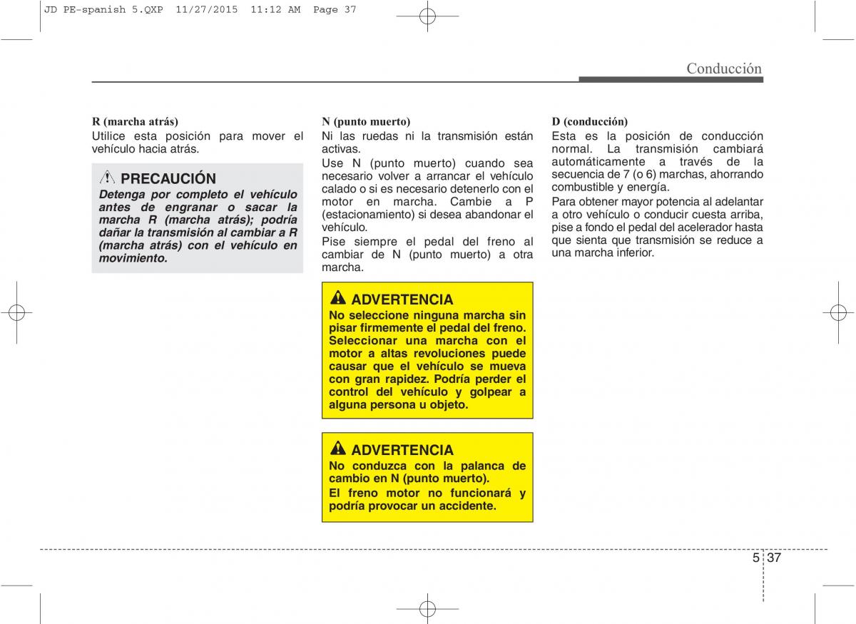 KIA Ceed II 2 manual del propietario / page 420