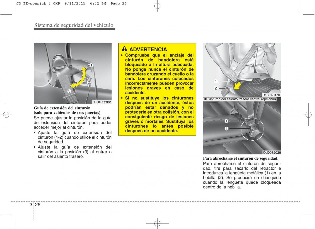 KIA Ceed II 2 manual del propietario / page 43