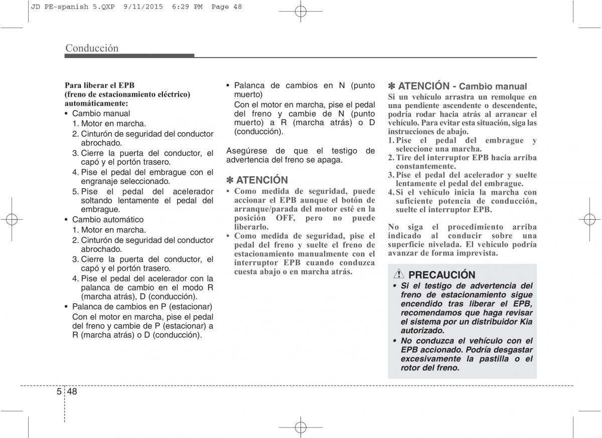 KIA Ceed II 2 manual del propietario / page 431