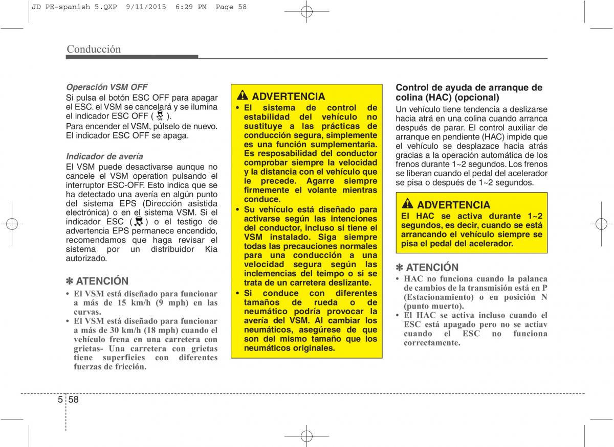 KIA Ceed II 2 manual del propietario / page 441