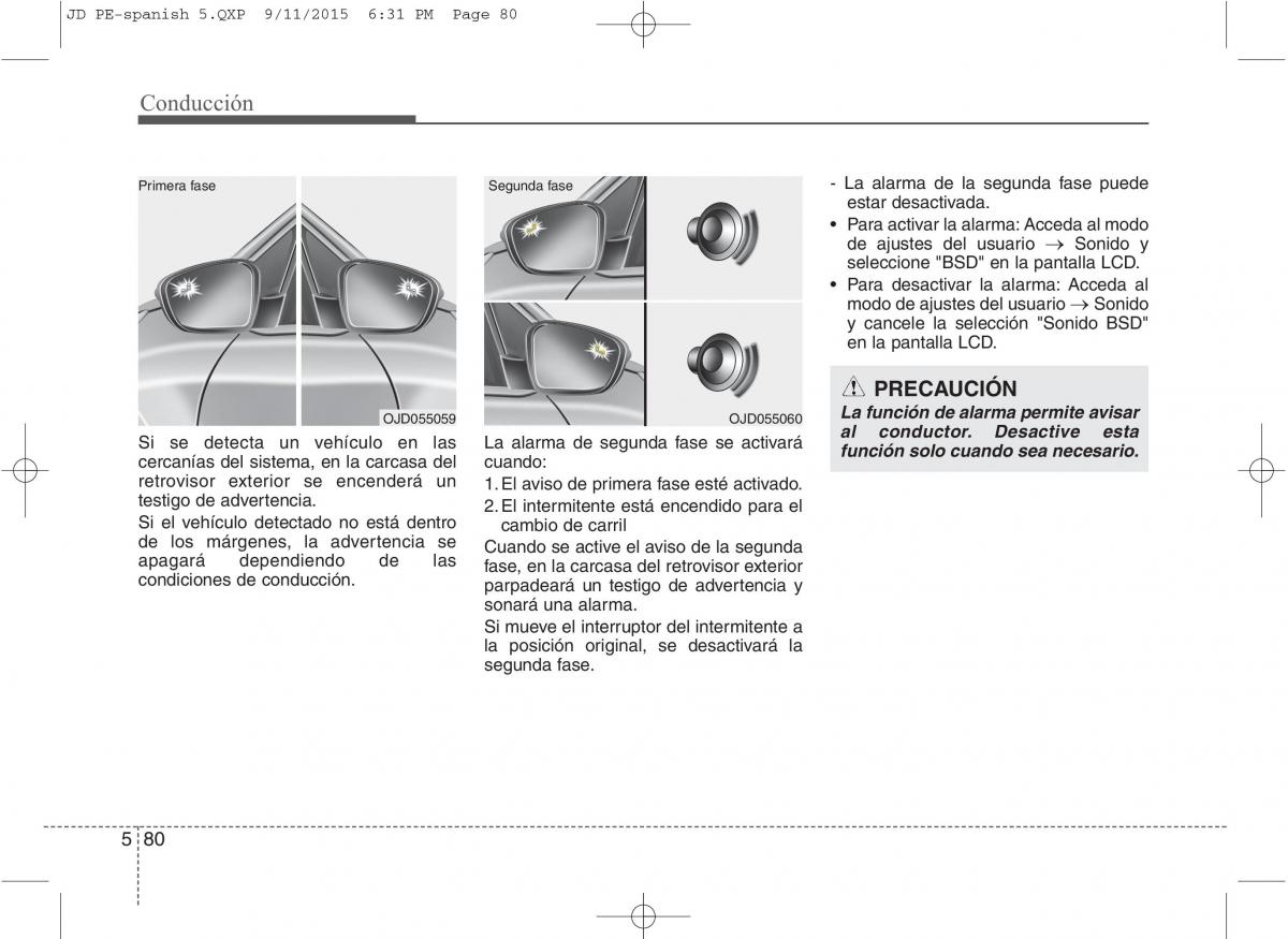 KIA Ceed II 2 manual del propietario / page 463