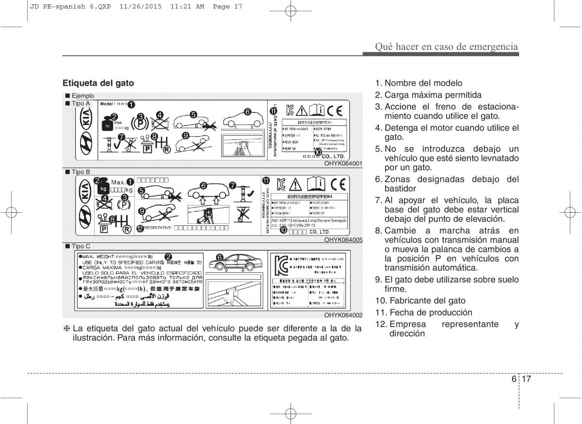 KIA Ceed II 2 manual del propietario / page 505