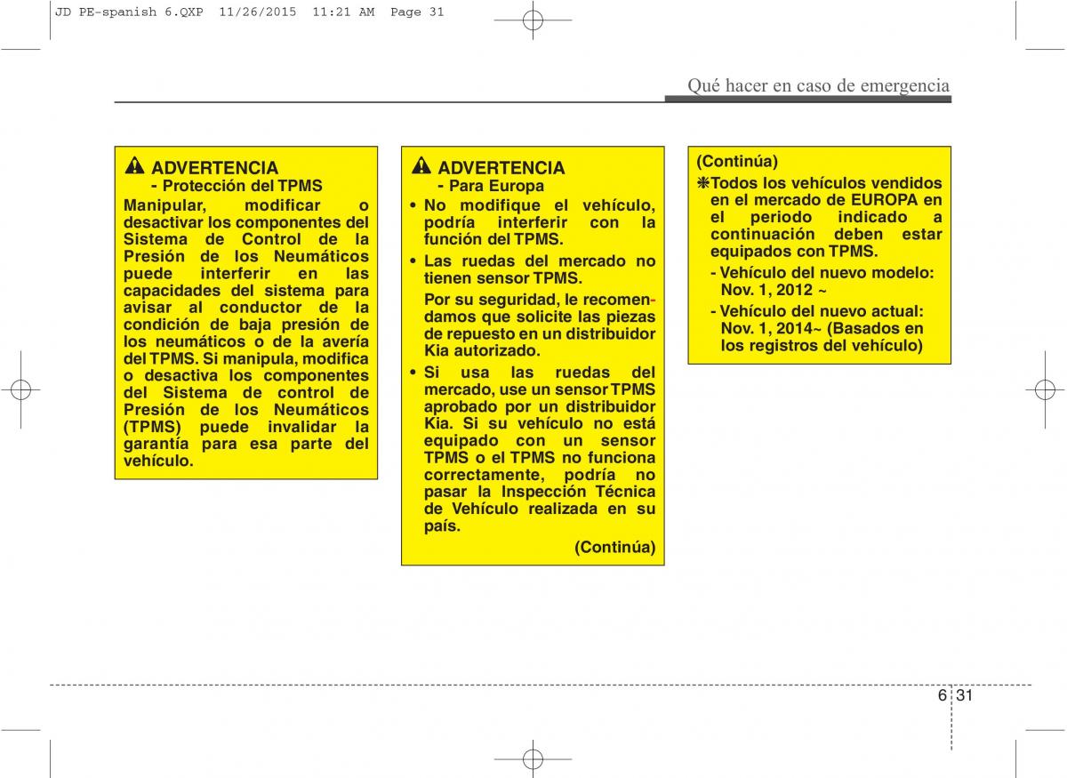 KIA Ceed II 2 manual del propietario / page 519