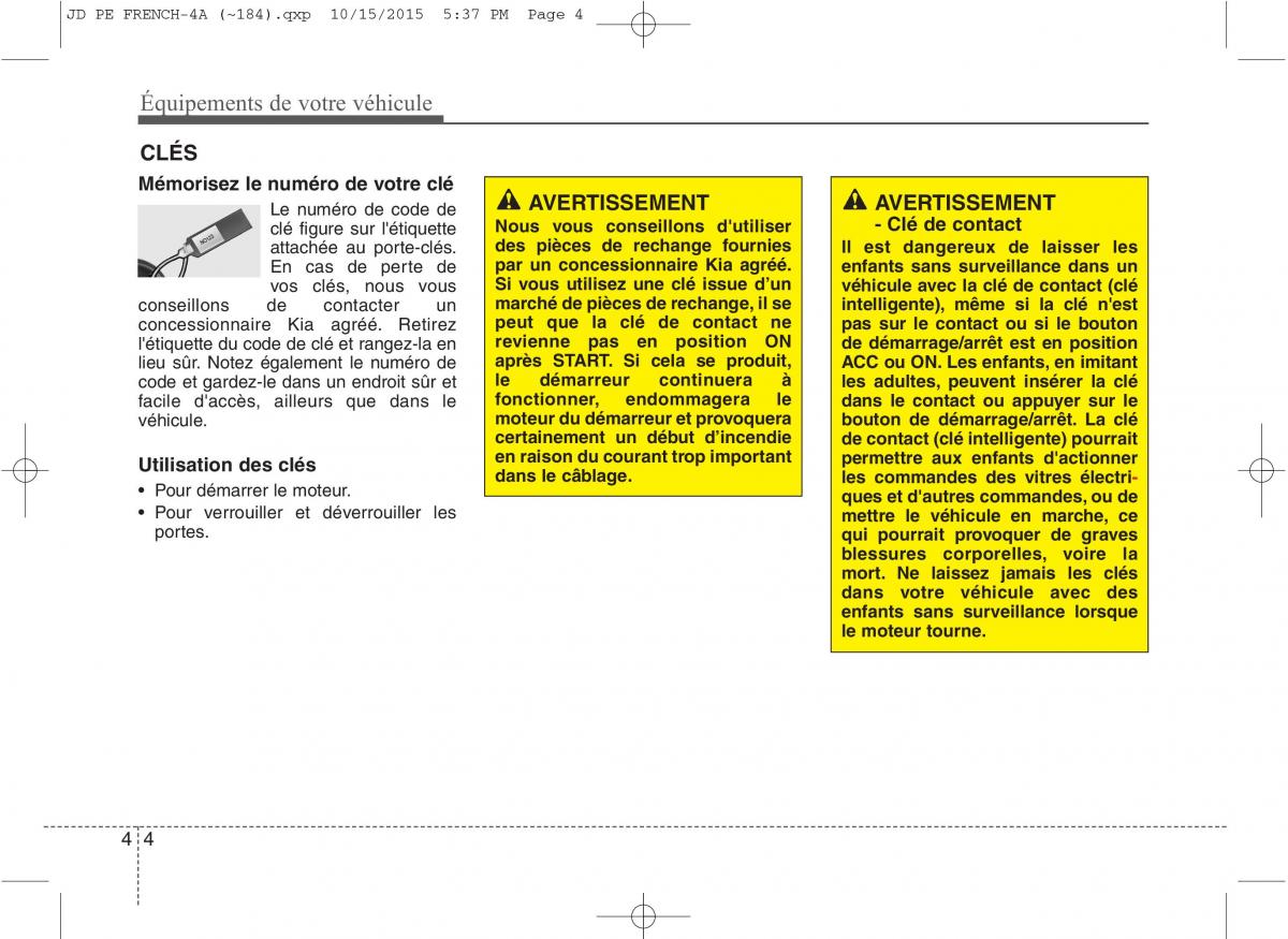 KIA Ceed II 2 manuel du proprietaire / page 90